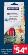 Staedtler Luna Aquarell Colour Pencils 12-Pack