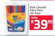 BIC Kids Cascade Fibre Pens 30-Pack
