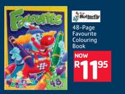 Butterfly 48-Page Favourite Colouring Book