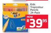 BIC Kids Tropicolour Pencils 24-Pack