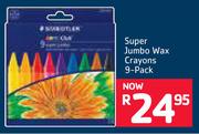 Staedtler Super Jumbo Wax Crayons 9-Pack