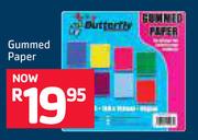 Butterfly Gummed Paper