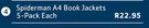 Spiderman A4 Book Jackets 5-Pack-Each
