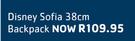 Disney Sofia 38cm Backpack