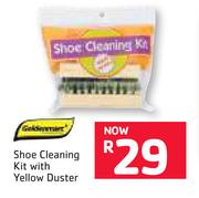 Shoe Cleaning Kit With Yellow Duster