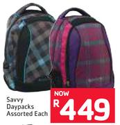 Savy Daypacks-Each