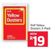 PnP Yellow Dusters 3-Pack