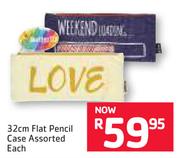 Butterfly 32cm Flat Pencil Case-Each