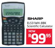 Sharp EL531WH-BBK Scientific Calculator