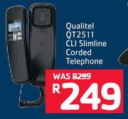 Qualitel QT2511 CLI Slimline Corded Telephone
