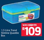 Sistema 1.5Ltr Trend Slimline Quaddie Box