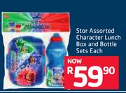 Addis Stor Assorted Character Lunch Box And Bottle Sets-Each
