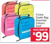 02 Much 4Ltr Cooler Bag Assorted Colours-Each