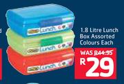 Addis 1.8Ltr Lunch Box Assorted Colours-Each