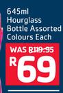 Sistema 645ml Hourglass Bottle Assorted Colours-Each