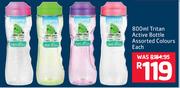 Sistema 800ml Active Bottle Assorted Colours-Each