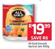 All Gold Smooth Apricot Jam-900g