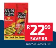 Yum Yum Sachets 18s