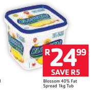 Blossom 40% Fat Spread Tub-1kg