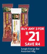 Jungle Energy Bar Assorted-3 x 48g