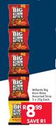 Willards Big Korn Bites Assorted Strip-5 x 25g 