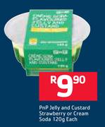 PnP Jelly & Custard Strawberry Or Cream Soda-120g Each