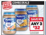 Purity 3rd Foods Assorted-Any 3 x 200ml