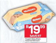 Huggies Baby Wipes Assorted-56's Each