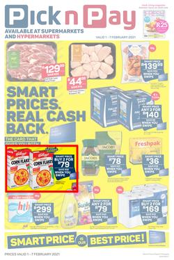 Pick n Pay Western Cape : Weekly Catalogue (01 February - 07 Febraury 2021) , page 1