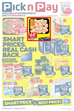 Pick n Pay Western Cape : Weekly Catalogue (01 February - 07 Febraury 2021) , page 1