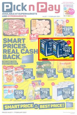 Pick n Pay Western Cape : Weekly Catalogue (01 February - 07 Febraury 2021) , page 1