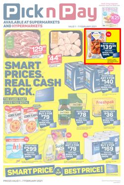 Pick n Pay Western Cape : Weekly Catalogue (01 February - 07 Febraury 2021) , page 1