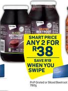 Pnp Grated Or Sliced Beetroot-For Any 2 x 780g