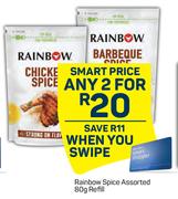 Rainbow Spice Assorted Refill-For Any 2 x 80g