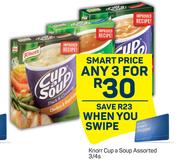 Knorr Cup A Soup Assorted-For Any 3 x 3/4's