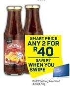 Pnp Chutney Assorted-For Any 2 x 430g/470g