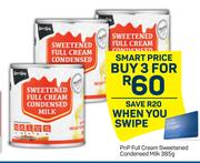 Pnp Full Cream Sweetened Condensed Milk-For 3 x 385g