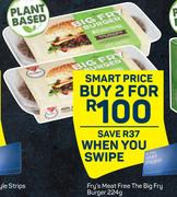 Fry's Meat Free The Big Fry Burger-For 2 x 224g