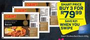 Eskort Rindless Back Bacon-For 3 x 200g