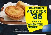 Pnp Pies Assorted (Excludes Burger Pies)-For Any 2