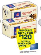 Clover Mooi River Choice Salted Butter Brick-For 2 x 500g 