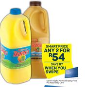 Clover Tropika Flavoured Dairy Fruit Mix Assorted-For Any 2 x 2Ltr