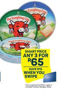 The Laughing Cow Plain, Light Or Cheddar Cheese Wedges-For Any 3 x 120g
