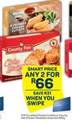 Pnp Crumbed Chicken Cutlets Or County Fair Chicken Steaklets Assorted-For Any 2 x 400g