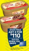 Ola Gino Ginelli Ice Cream Assorted-For Any 2 x 1.4Ltr