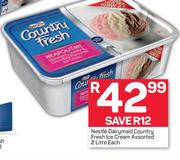 Nestle Dairymaid Country Fresh Ice Cream Assorted-2Ltr Each