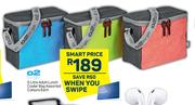 O2 To Go Adult Lunch Cooler Bag Assorted Colours-5L Each