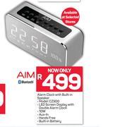 Aim Alarm Clock With Built In Speaker CZ300
