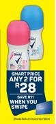 Shield Roll-On Assorted-For Any 2 x 50ml