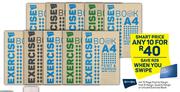 PnP A4 72 Page Feint & Margin,Irish & Margin,Quad & Margin Or Unruled Exercise Book-For Any 10